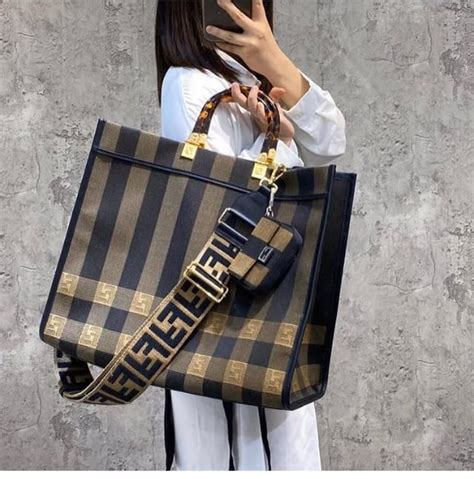 fendi mini shopper bag|Fendi tote bag 2020.